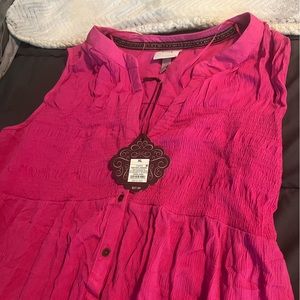 Knox Rose Hot Pink Swim Cover-Up – XL – NWT – Berry Pink